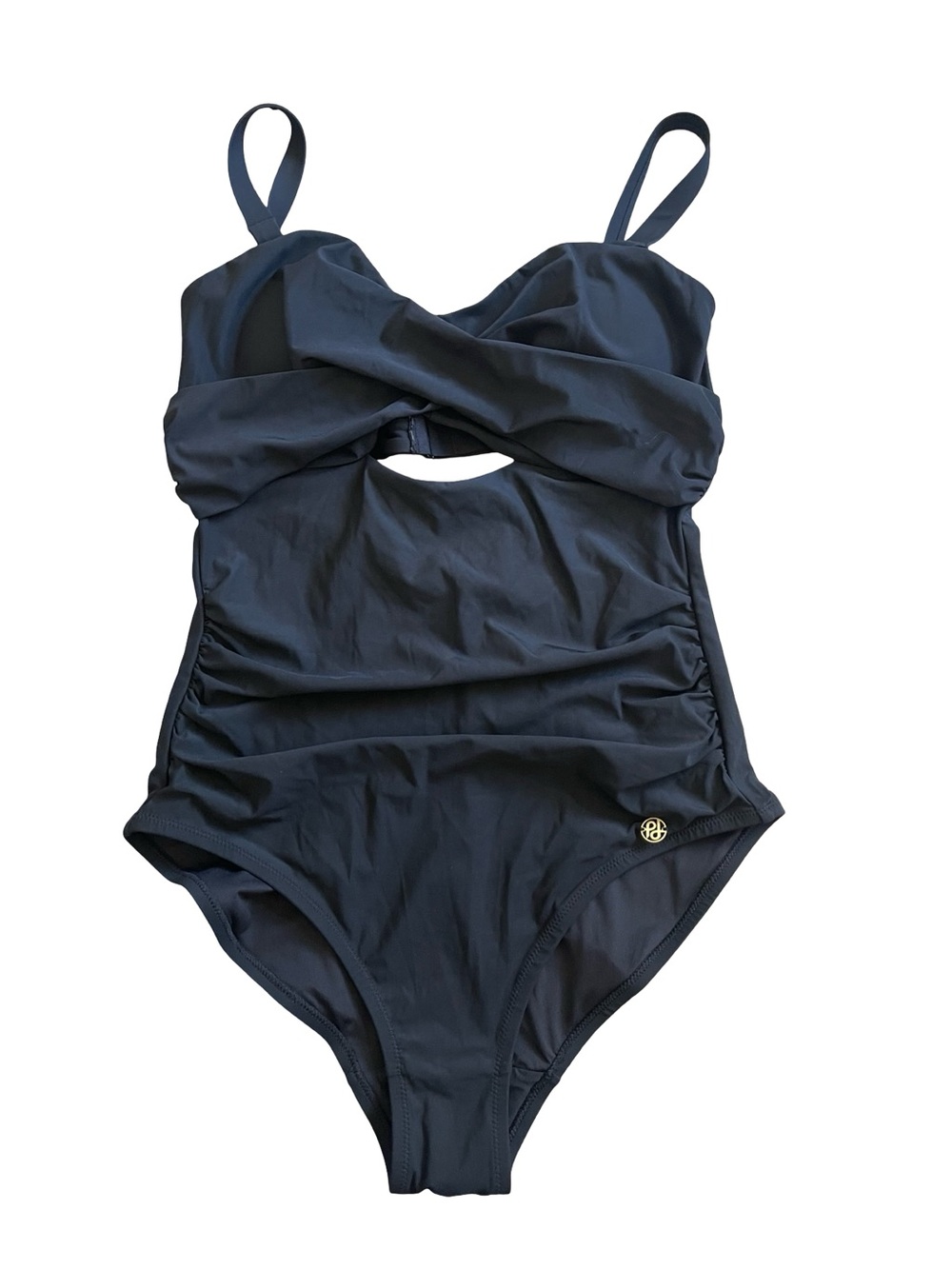 Popilush Twist & Shirred Sculpting One-Piece with Removable Straps size S - Picture 6 of 10